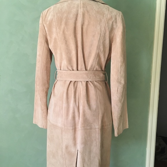 New York & Company leather trench coat - Picture 7 of 9